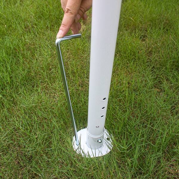 Shop Aleko Heavy Duty Outdoor Carport 20 X 40 Feet Canopy Event Tent With Windows On Sale Overstock 31884612