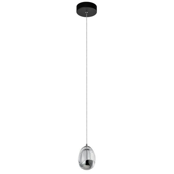 slide 2 of 5, Venezia 3.5" Integrated LED Pendant Lighting Fixture in Black - 4.75