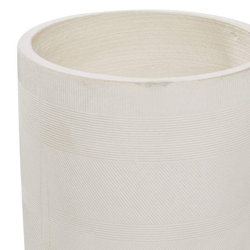 Ceramic Contemporary Planter (Set of 2) - 13 x 12 x 16Round