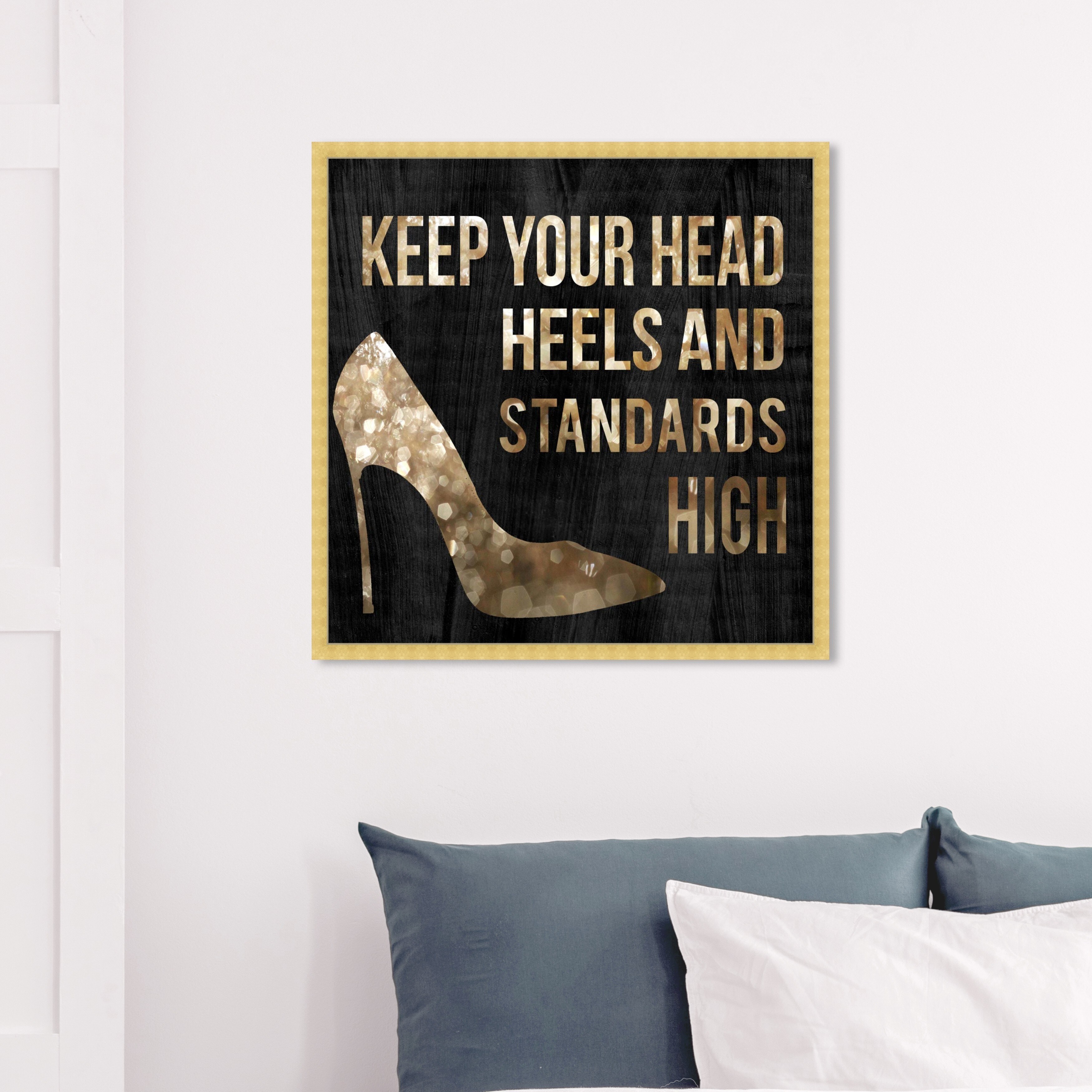 Amazon.com: Fashion Wall Art Painting Canvas - Abstract Women Poster Beauty  Quotes and Sayings High Heels Dorm Decor for College Girls Teen Home  Decorations Living Room Bedroom Picture Set of 3 Gift