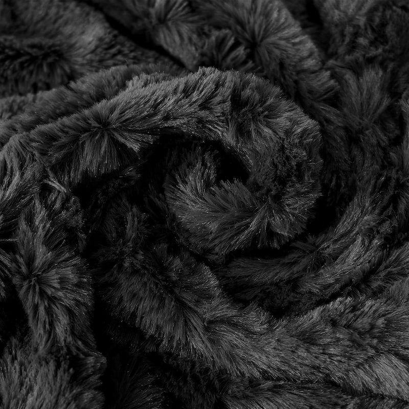 Oversized Saga Double Sided Fauxfur Throw, 60" x 80"