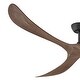 preview thumbnail 2 of 6, Hinkley Swell Outdoor Ceiling Fan - Matte Black - 80"