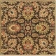 preview thumbnail 64 of 85, Livabliss Caesar Updated Traditional Oriental Area Rug 8' x 8' - Dark Brown - Square