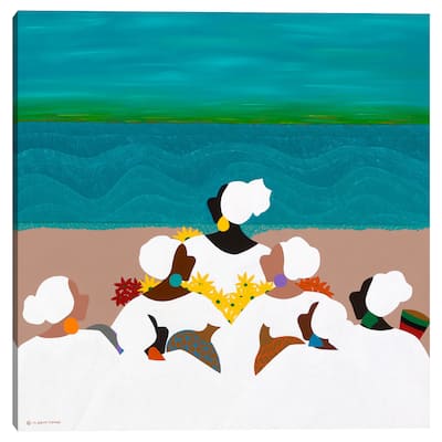 Remembrance Sullivan Island by Synthia SAINT JAMES Canvas Art Print