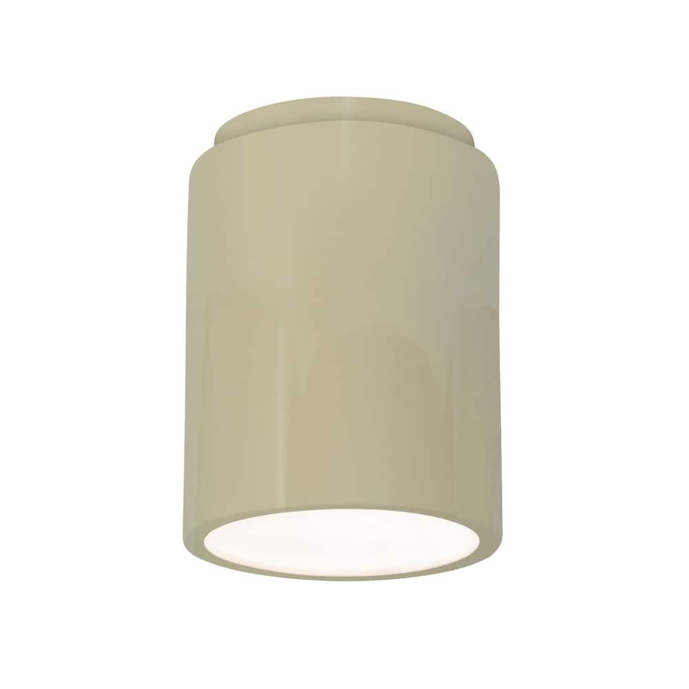 Justice Design Radiance - Cylinder Flush-Mount (Outdoor) - Replaceable Bulb