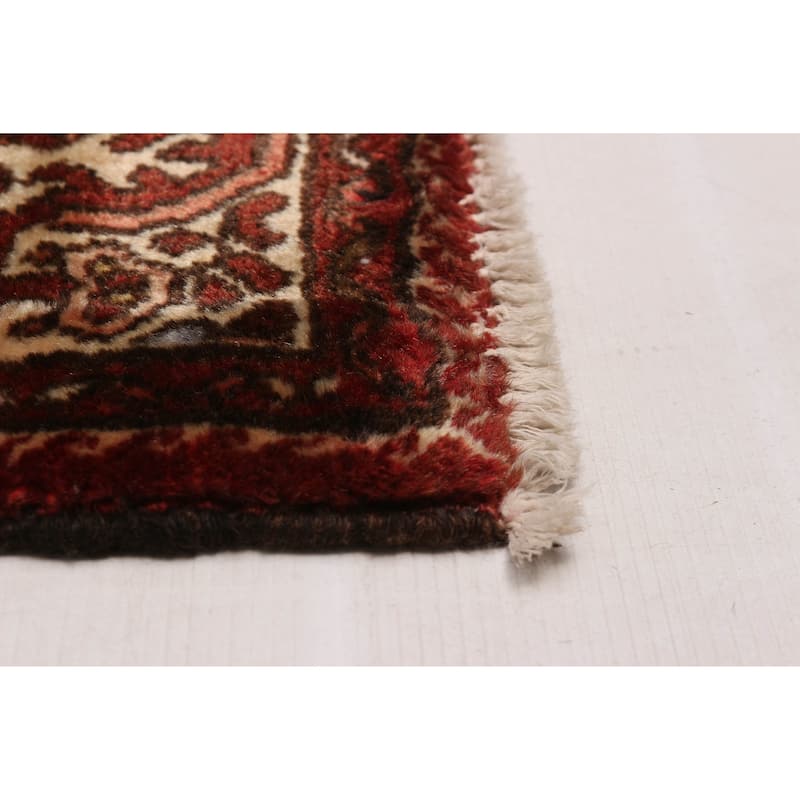 ECARPETGALLERY Hand-knotted Andelz Red Wool Rug - 4'11 x 9'11