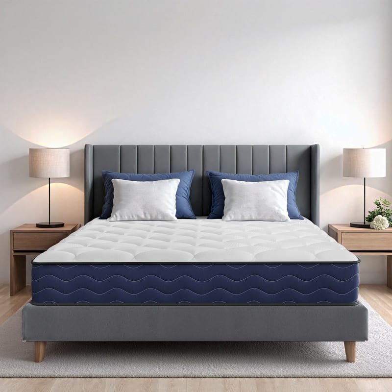 SweDrea 10 in. Medium Firm Cooling Hybrid Mattress with CertiPUR-US & OEKO-TEX Certification