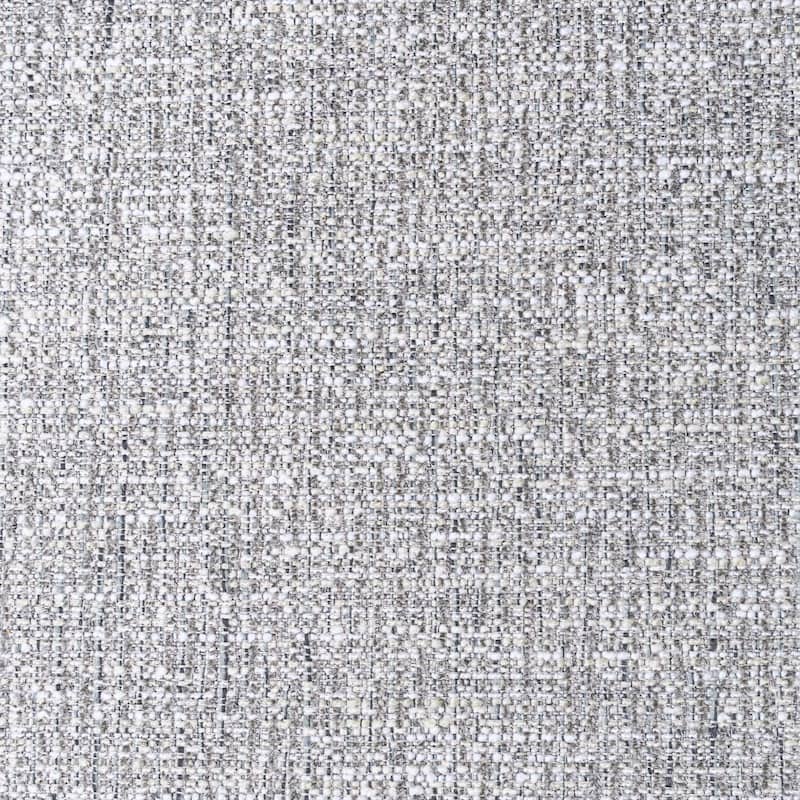 Sagebrook Home Modern Square Glam Upholstered Ottoman 18"H