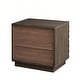 preview thumbnail 111 of 116, Wood NightStand with Metal Handle