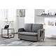 preview thumbnail 9 of 70, Velvet Loveseat Couch with Pull Out Bed Convertible Sleeper Sofa Bed