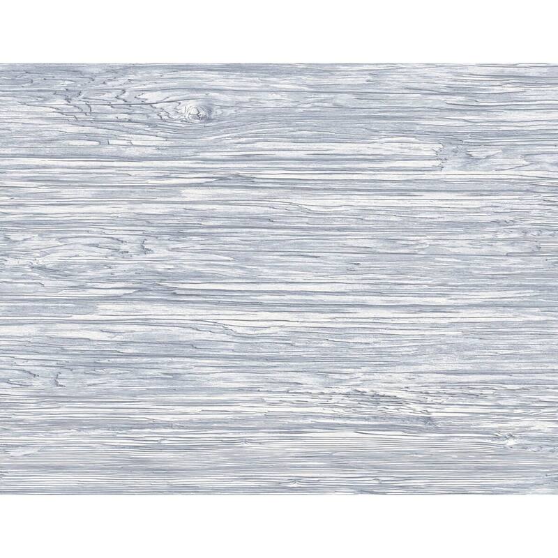 Seabrook Designs Lillian August Washed Shiplap Embossed Vinyl Unpasted Wallpaper