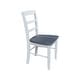 preview thumbnail 47 of 128, International Concepts Solid Wood Madrid Ladderback Chairs, Set of 2 - N/A