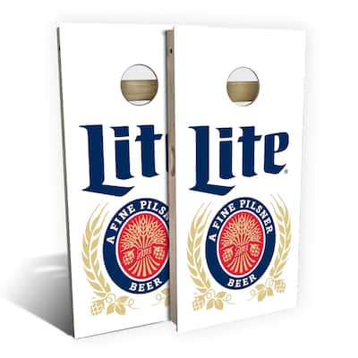 Miller Lite Original Outdoor Cornhole Board Set