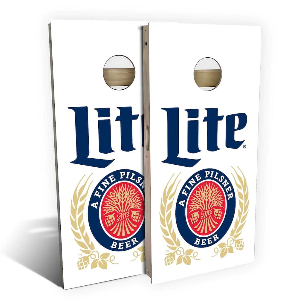 Miller Lite Original Outdoor Cornhole Board Set