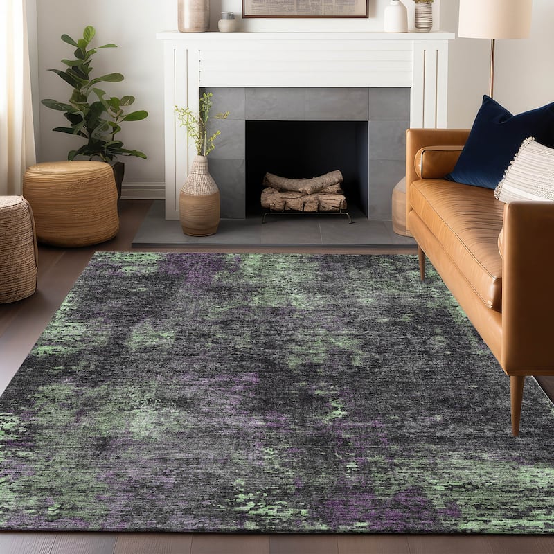 Premium Washable Super Soft Abstract Glammy Mayfield Rug