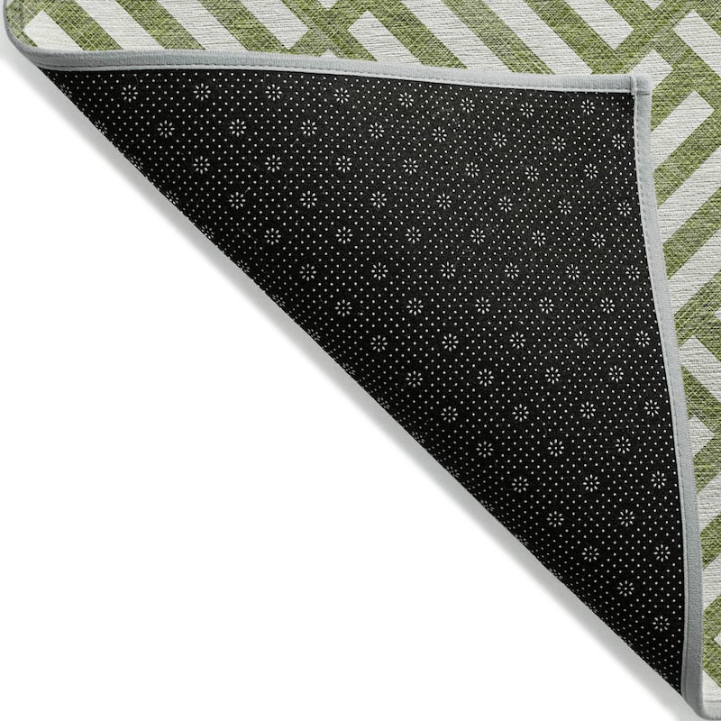 Machine Washable Indoor/ Outdoor Chantille Geo Modern Rug