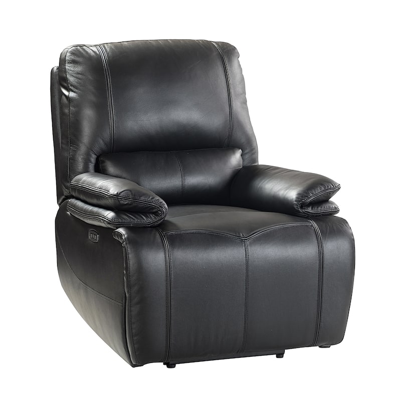 Mercedes Genuine Leather Power Recliner with Cushion Padded
