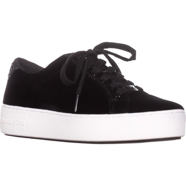 black velvet platform sneakers