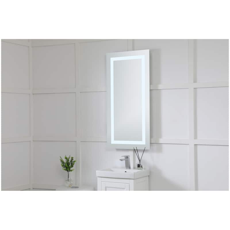 Elegant Lighting Nova 40" X 20" 5000K LED Mirror with Defogging System