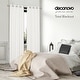 preview thumbnail 2 of 91, Deconovo 100 Percent Blackout with Liner Grommet Curtain (2 Panel)