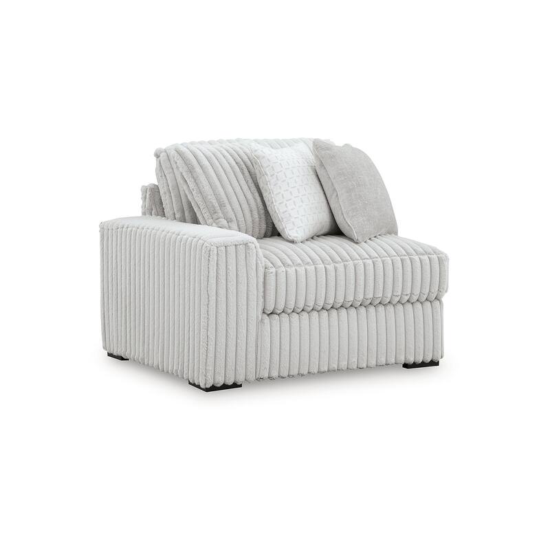 Signature Design by Ashley Stupendous White 3-Piece Sectional Sofa - 141"W x 41"D x 44"H