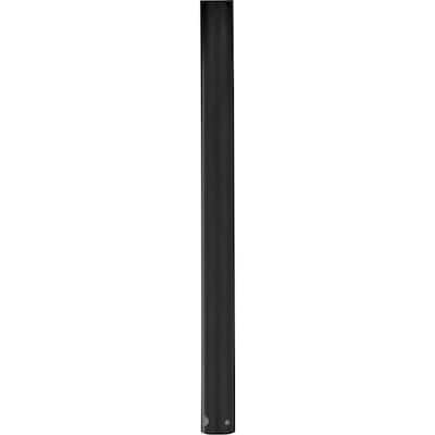 AirPro Collection 48 In. Ceiling Fan Downrod in Black - 1.060" x 48.060" x 1.060"
