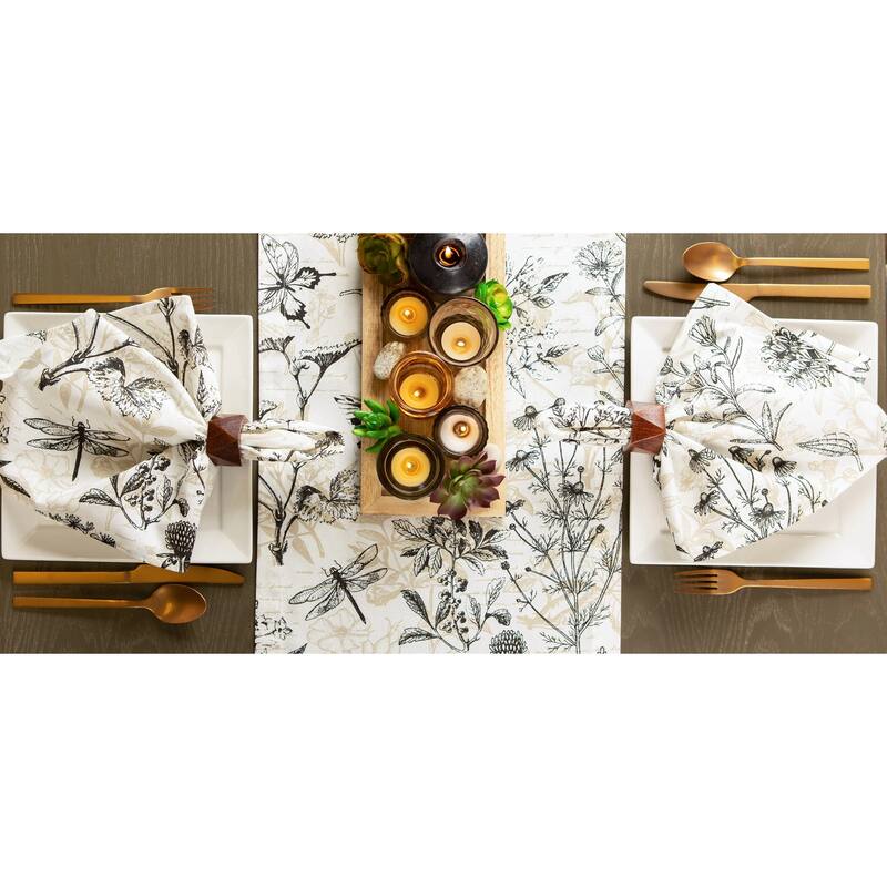DII Botanical Printed Table Runner