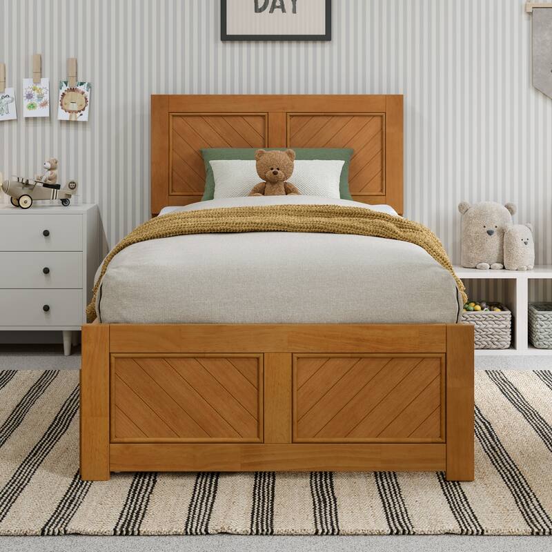 Canyon Platform Bed with Matching Footboard & Storage Drawers