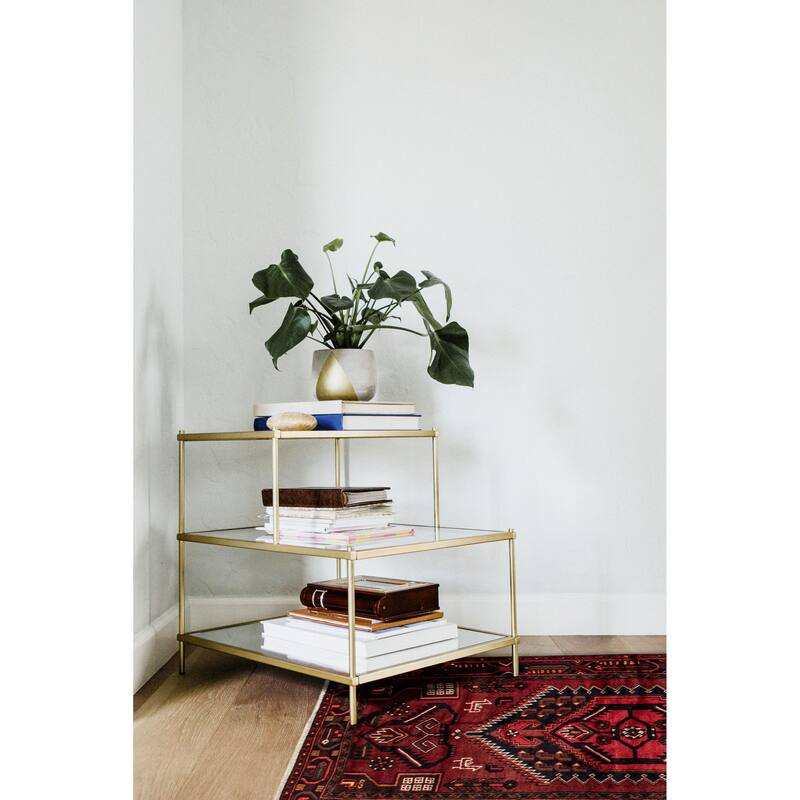 ECARPETGALLERY Hand-knotted Andelz Red Wool Rug - 4'0 x 6'8