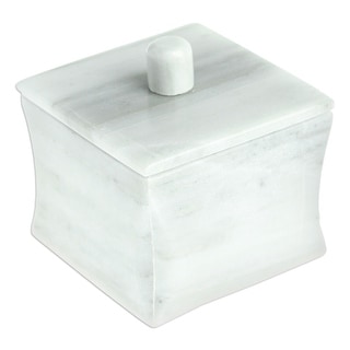 Novica Handmade Sweet Marble Marble Sugar Bowl - Bed Bath & Beyond ...