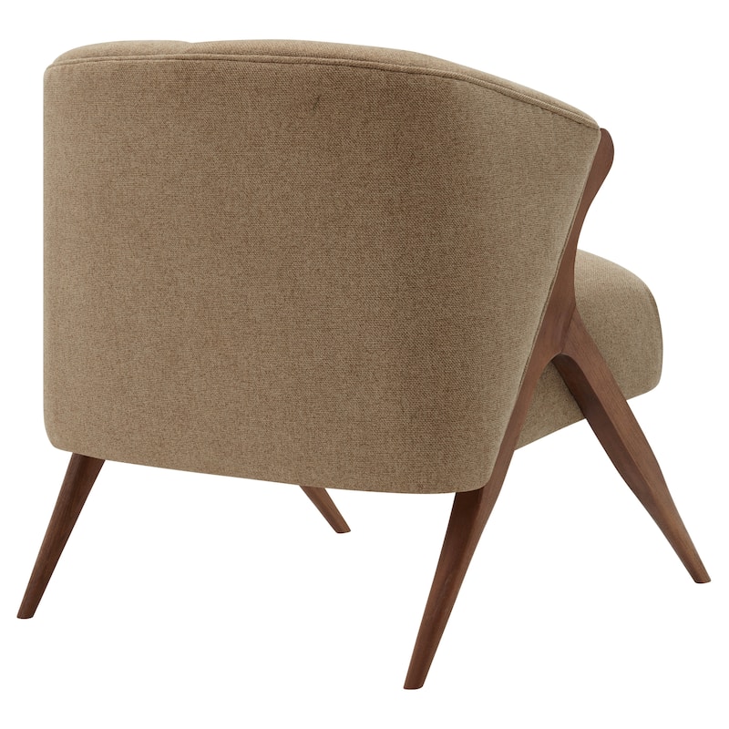 NPD Furniture Florence Vintage Mid Century Low profile Accent Chair