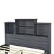 preview thumbnail 7 of 21, Slats Platform Bed Storage Headboard Bed Frame Noise-Free Design with USB Charging & Center Support Legs, High Weight Capacity