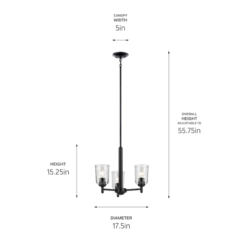 Kichler Lighting Shailene Clear Glass Chandelier