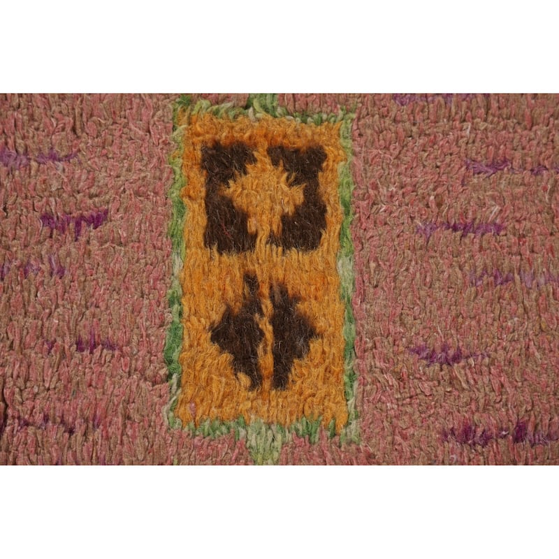Tribal / Moroccan Area Rug Handmade Oriental Wool Carpet - 9'0" x 12'5"