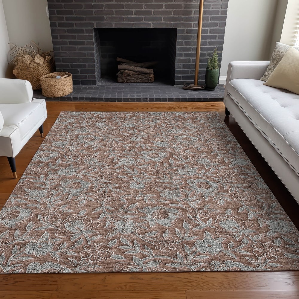 Premium Washable Super Soft Floral Mayfield Rug