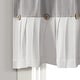 preview thumbnail 18 of 40, Lush Decor Linen Button Window Curtain Valance