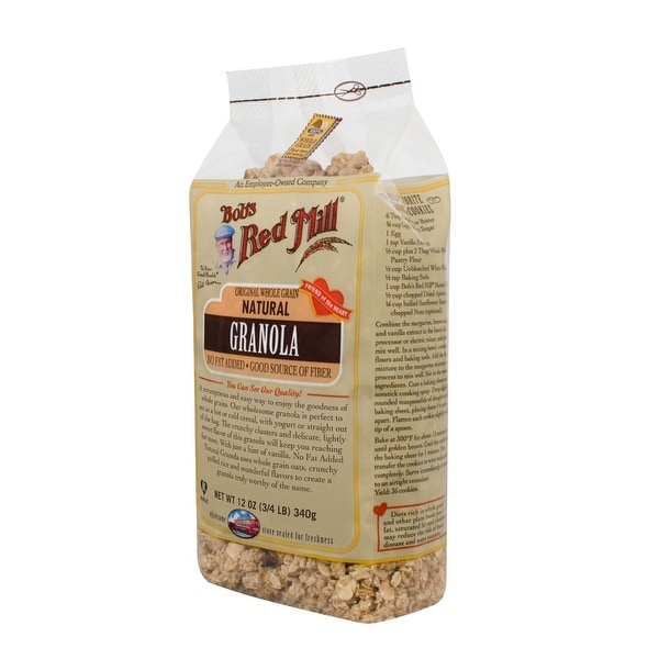 Bob's Red Mill Natural Whole Grain Granola - 12 oz - Case of 4