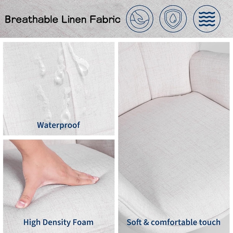 Modern Upholstered Kitchen Dining Room Accent Chairs for Kitchen, Dining Room