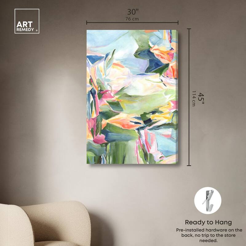 Sunkissed Garden Canvas by Art Remedy, Gallery Wrapped