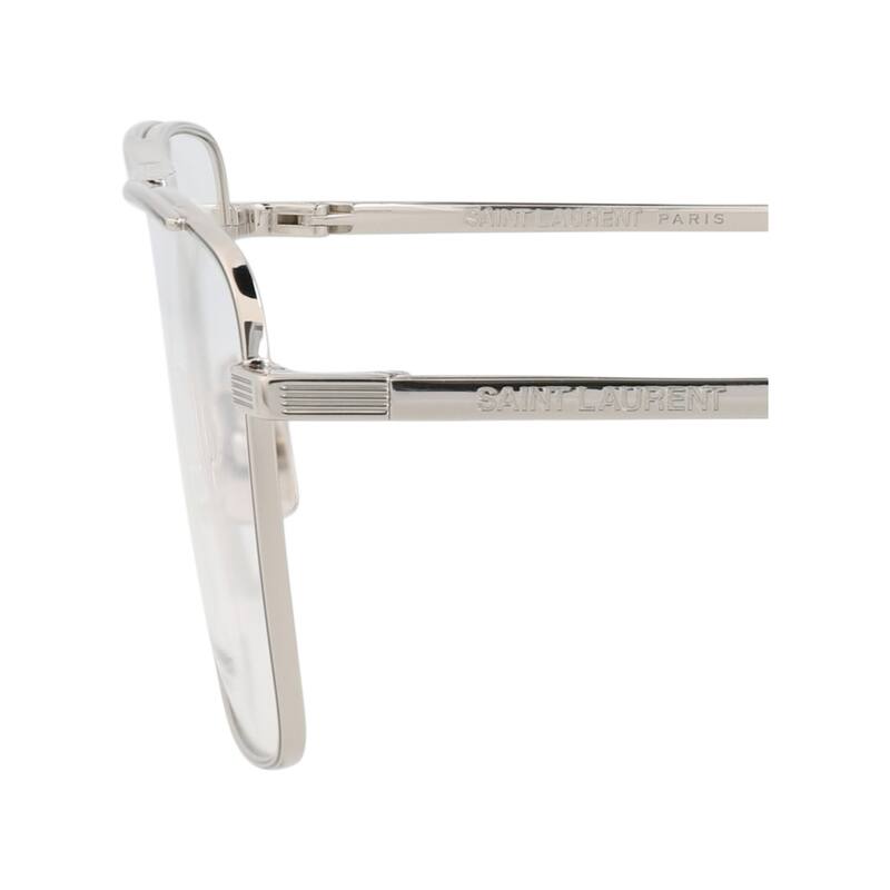 Saint Laurent Square-Frame Metal Optical Frames