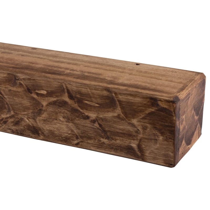 Rough Hewn Fireplace Mantel Shelf