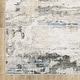 preview thumbnail 9 of 15, Vista Home Marissa Washable Abstract Grey/ Blue Indoor Area Rug
