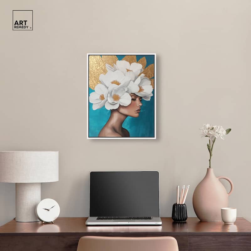 Floral Goddess I Canvas by Art Remedy