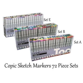 Shop Copic Sketch Markers 72 Piece Set Manga Drawing Cartoon