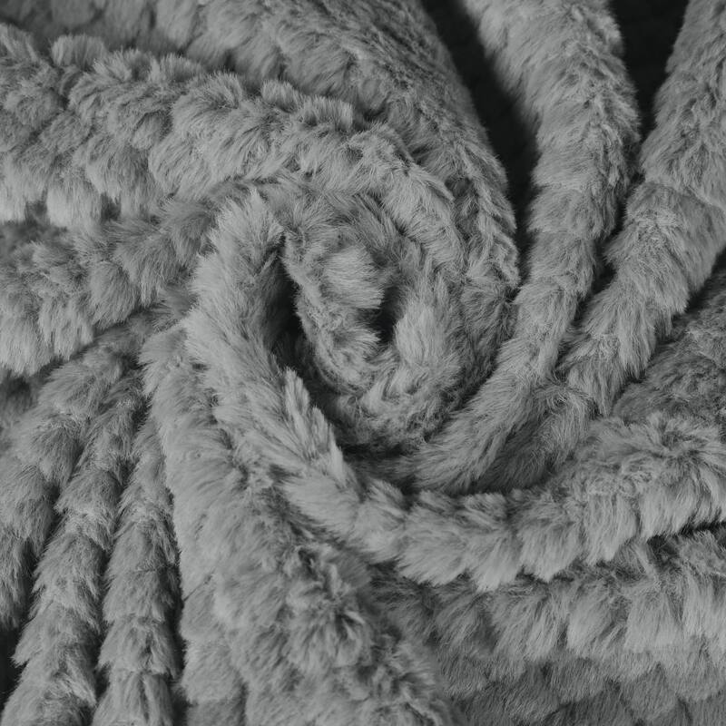 Superior Victoria Fluffy Fleece Blanket - Ultra-Soft, Mink Texture & Double Layer