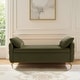 preview thumbnail 29 of 65, Robert Modern Upholstered Flip Top Storage Bench with Two Pillows by HULALA HOME