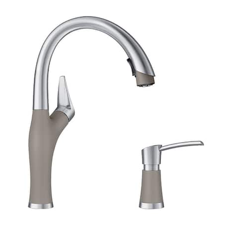 Blanco KF-442035 Artona Pull-Down Kitchen Faucet with Soap Dispenser - 2" x 8.63" x 15.75"
