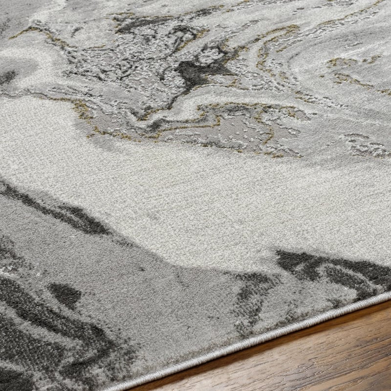 Livabliss Tibetan Modern Swirl Area Rug