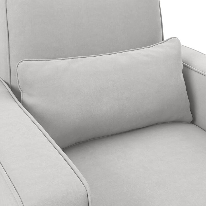Bush Furniture Stockton Living Room Accent Chair with Ottoman Set