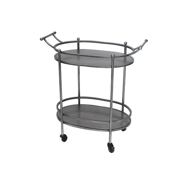 TETON Home Antique Bronze Oval service Cart - TD-018